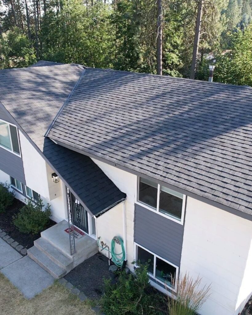 Metal roof installed on a home by Vasquez Home Improvements